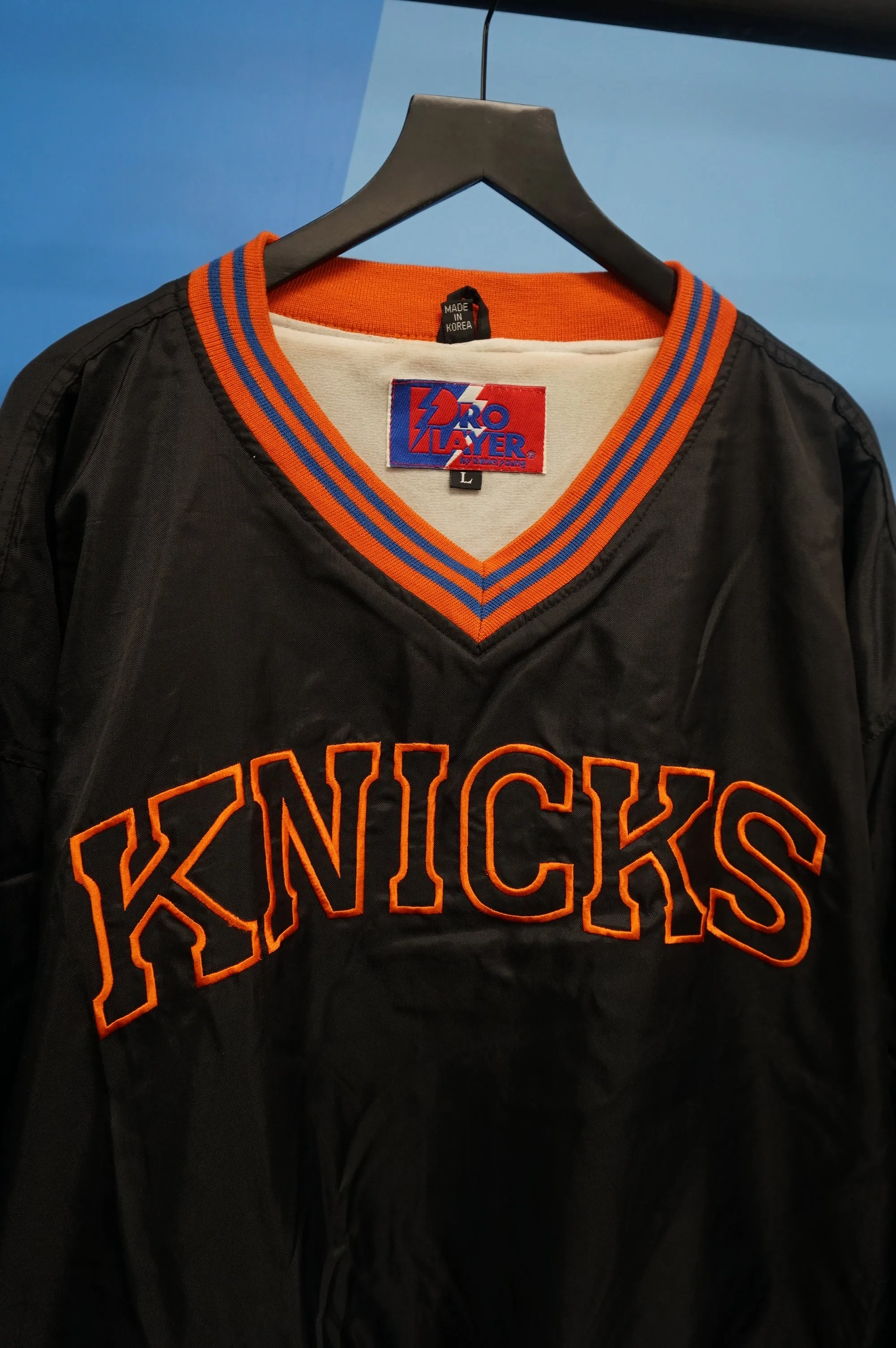 (L/XL) Vtg New York Knicks Pro Player Pullover