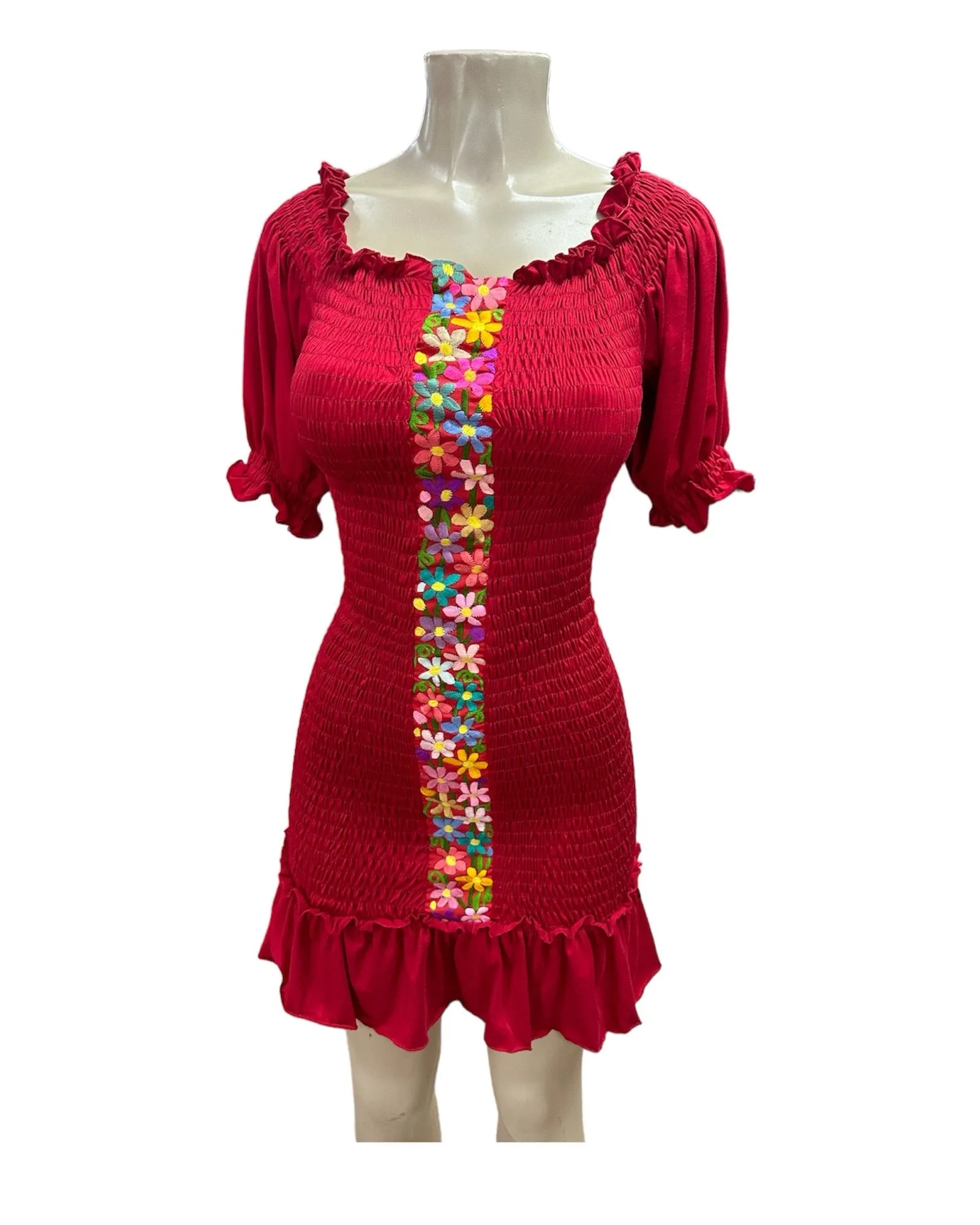 Maribel Mexican Red Dress