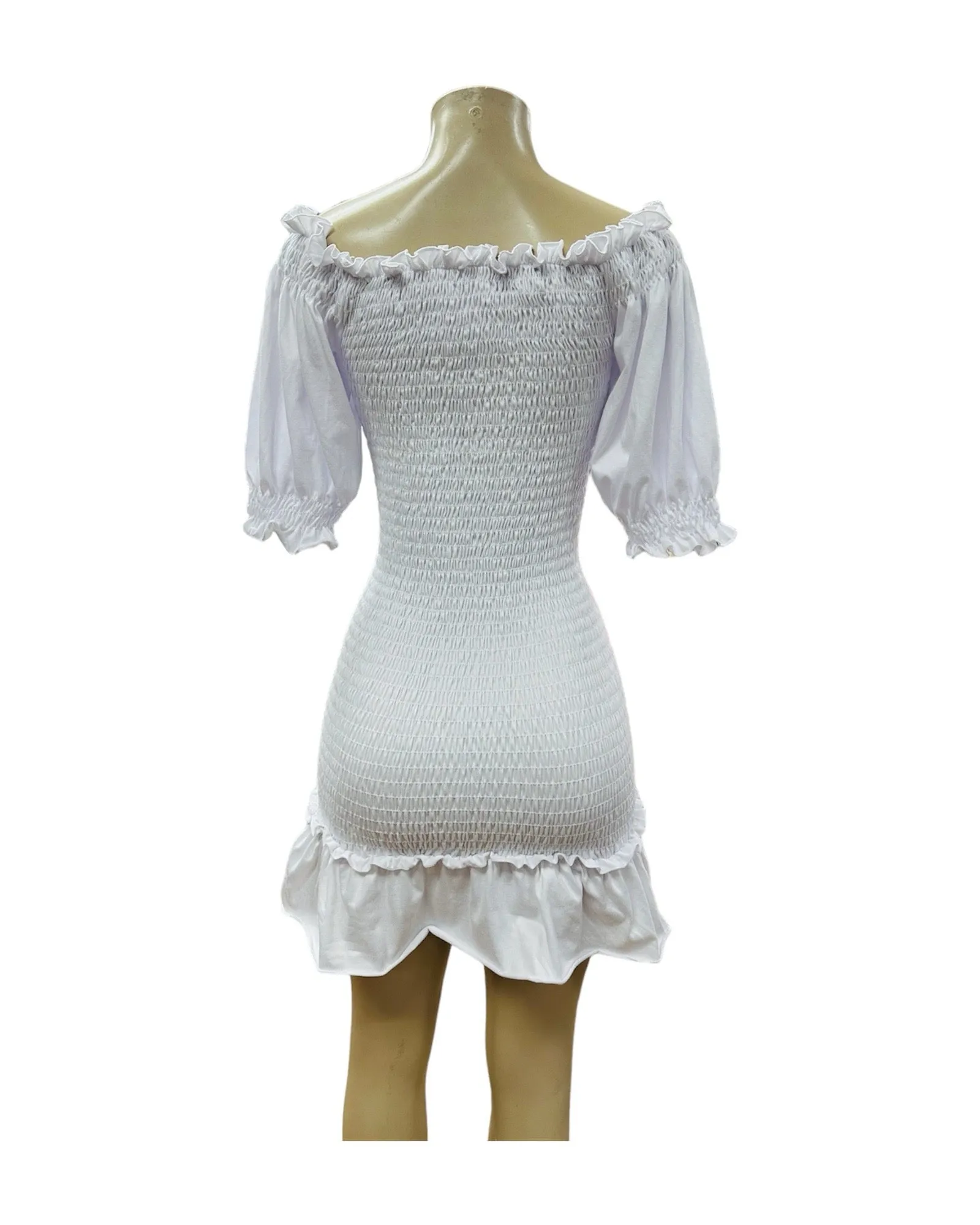 Maribel Mexican White Dress