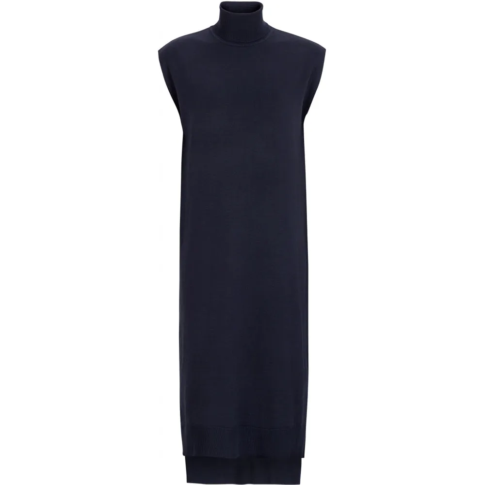 Marla rollneck midi dress knit total eclipse