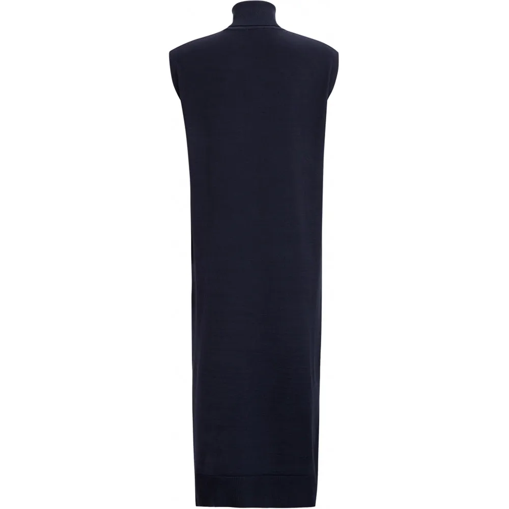 Marla rollneck midi dress knit total eclipse