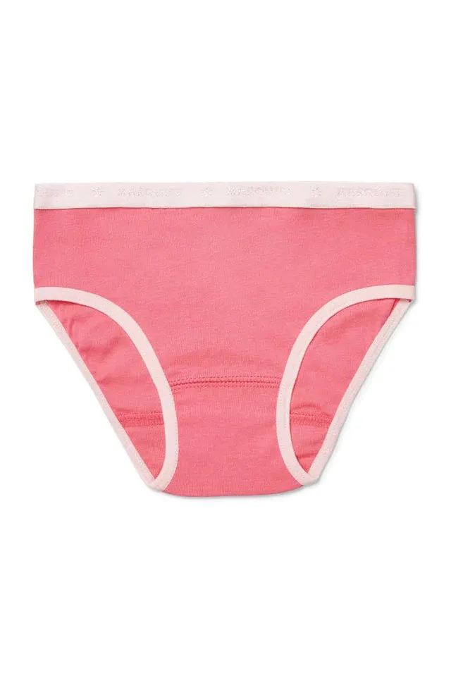 Marquise Girls Hot Pink & White Underwear 2 Pack