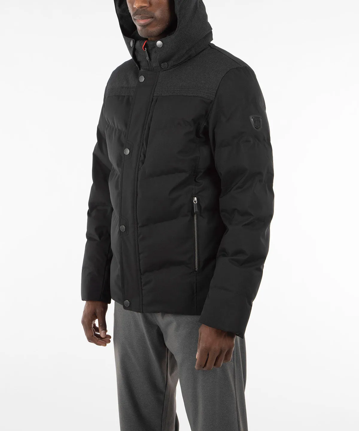 Men's Asher Waterproof Quilted Stretch Short Coat