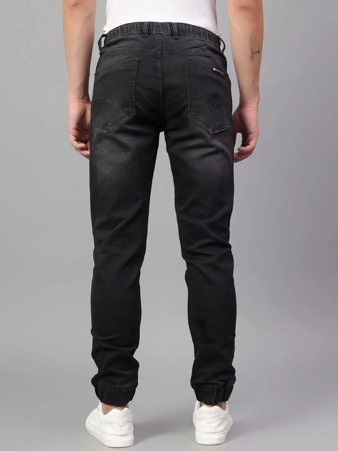 Men's Black Solid Casual Jogger