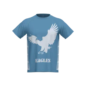 Men's Eagles Seamless Knit Short Sleeve T-shirt-Cotton Feel Lightweight