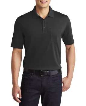 Men's Short Sleeve Lightweight Polo with Chest Pocket