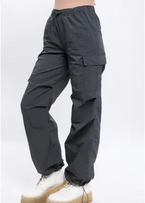 Meringue, Women’s, Cargo Pants, Parachute Fabric, Dark Slate