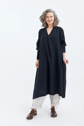 Metta - Ottilie V-Neck Dress - Linen