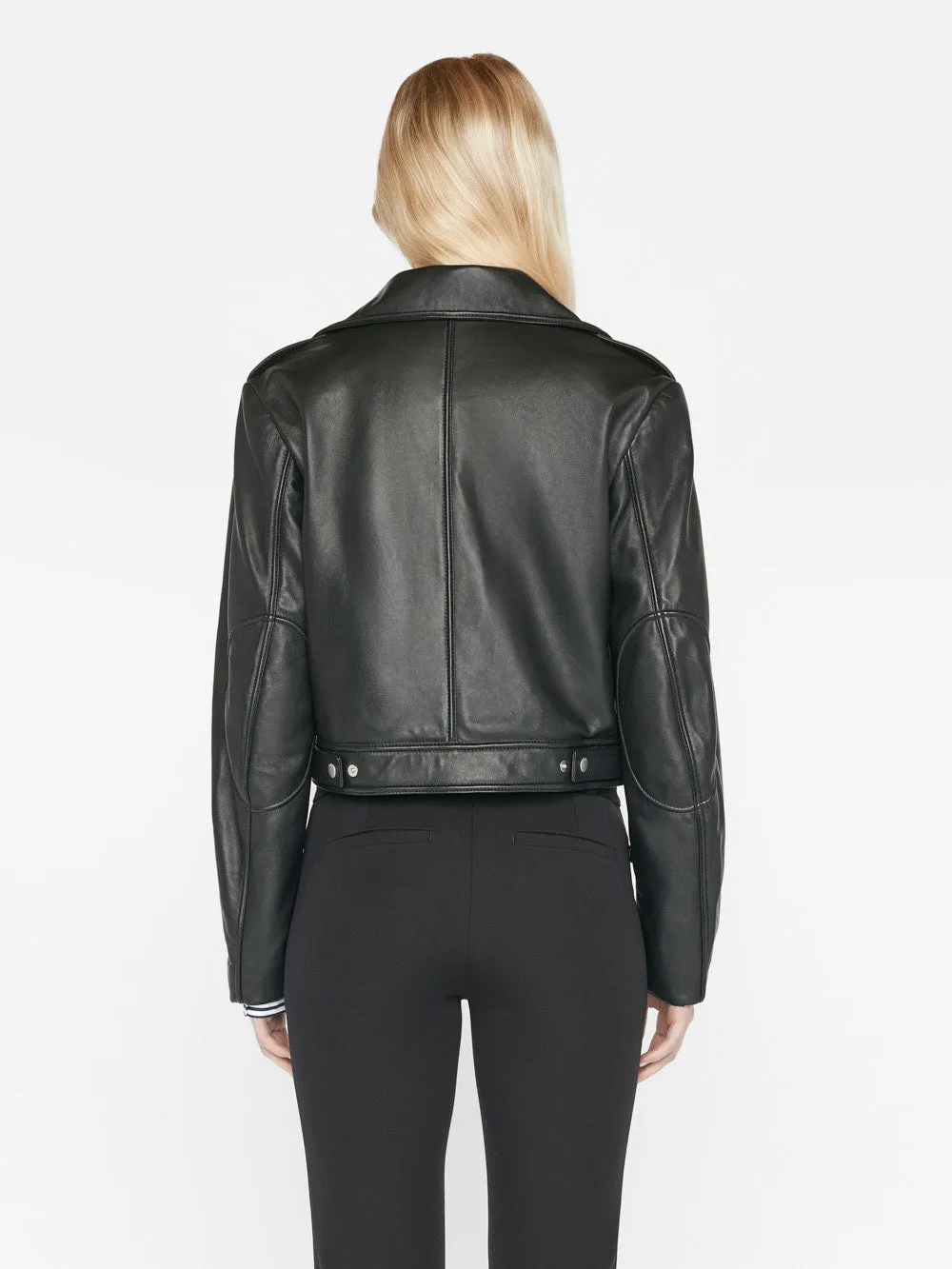 Moto Leather Jacket -- Noir