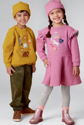 New Look Sewing Pattern 6715 Children's Top, Pants, Dress and Hat