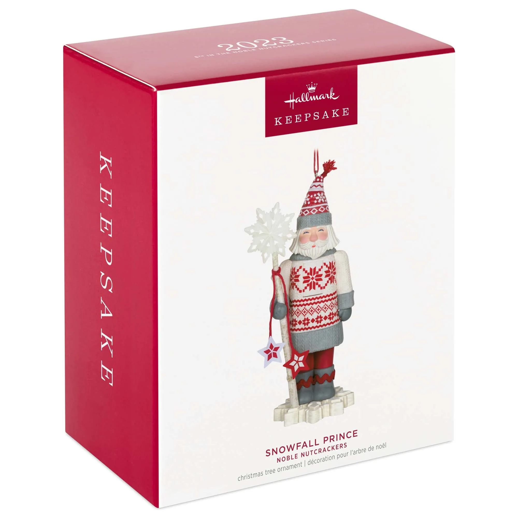 Noble Nutcrackers Snowfall Prince — Hallmark Keepsake Christmas Ornament