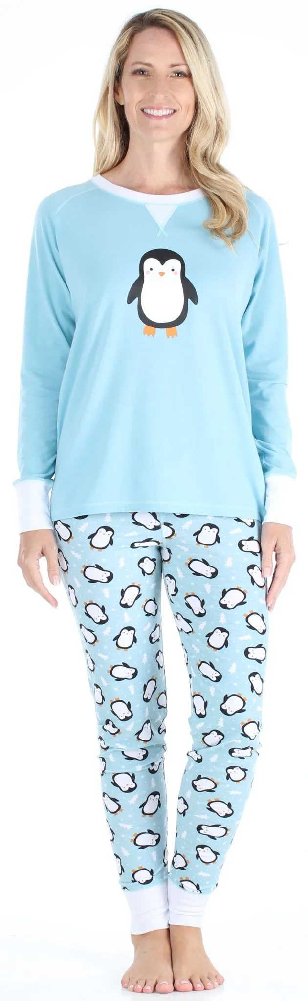 Our Family Pjs Holiday Family Matching Penguin Pajama