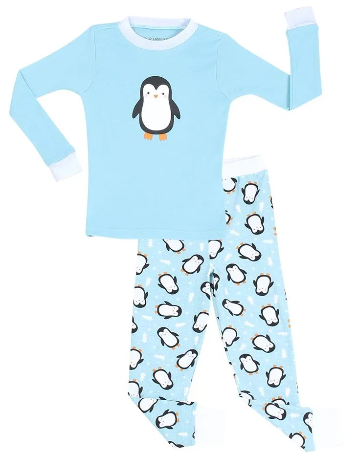 Our Family Pjs Holiday Family Matching Penguin Pajama