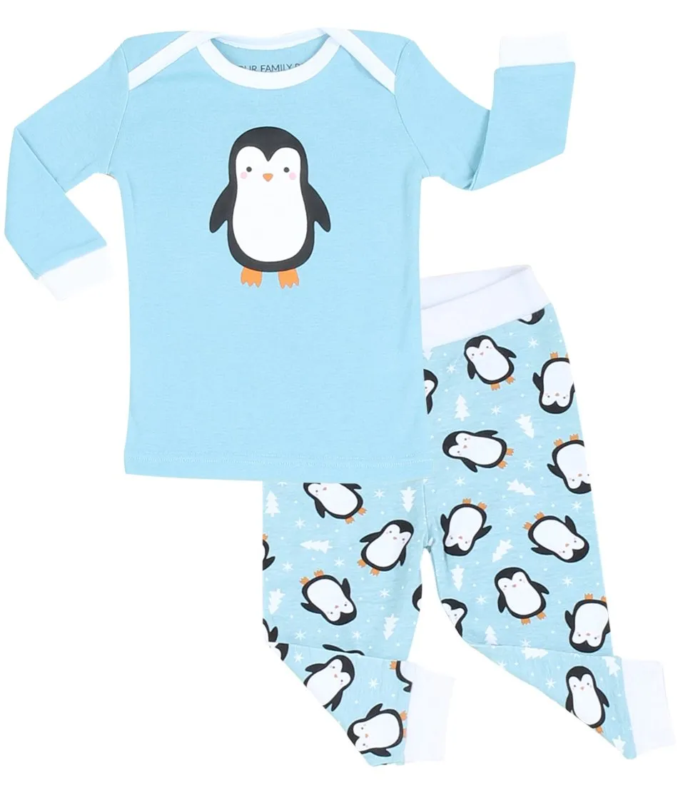 Our Family Pjs Holiday Family Matching Penguin Pajama