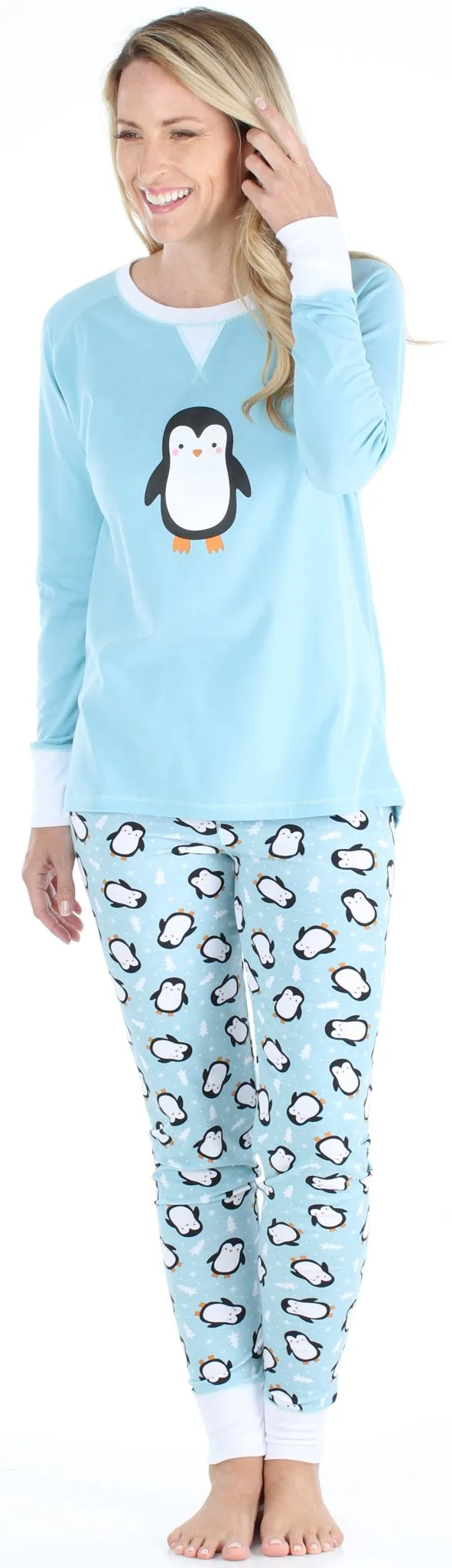 Our Family Pjs Holiday Family Matching Penguin Pajama