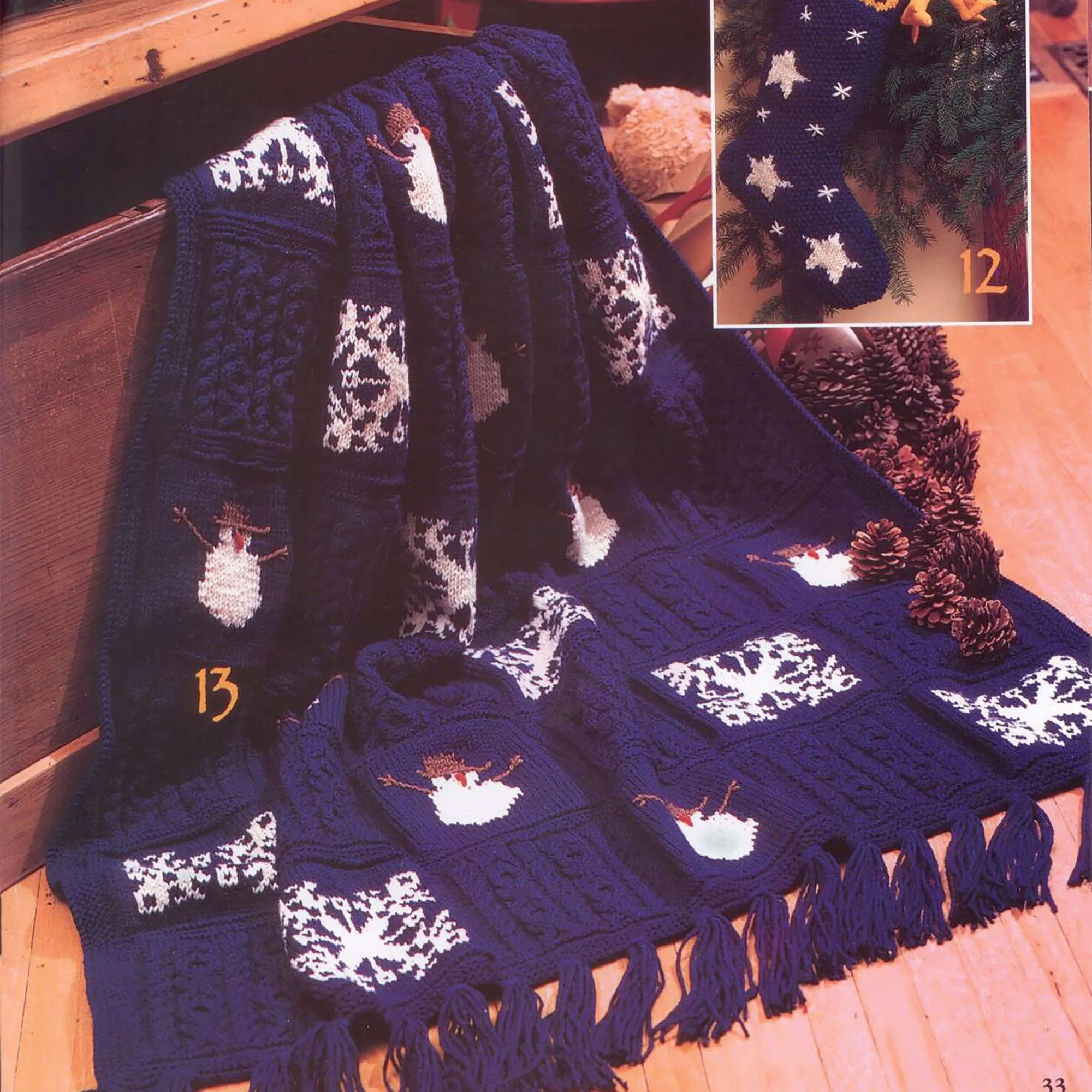 Patons KW - Christmas Eve Knit Afghan