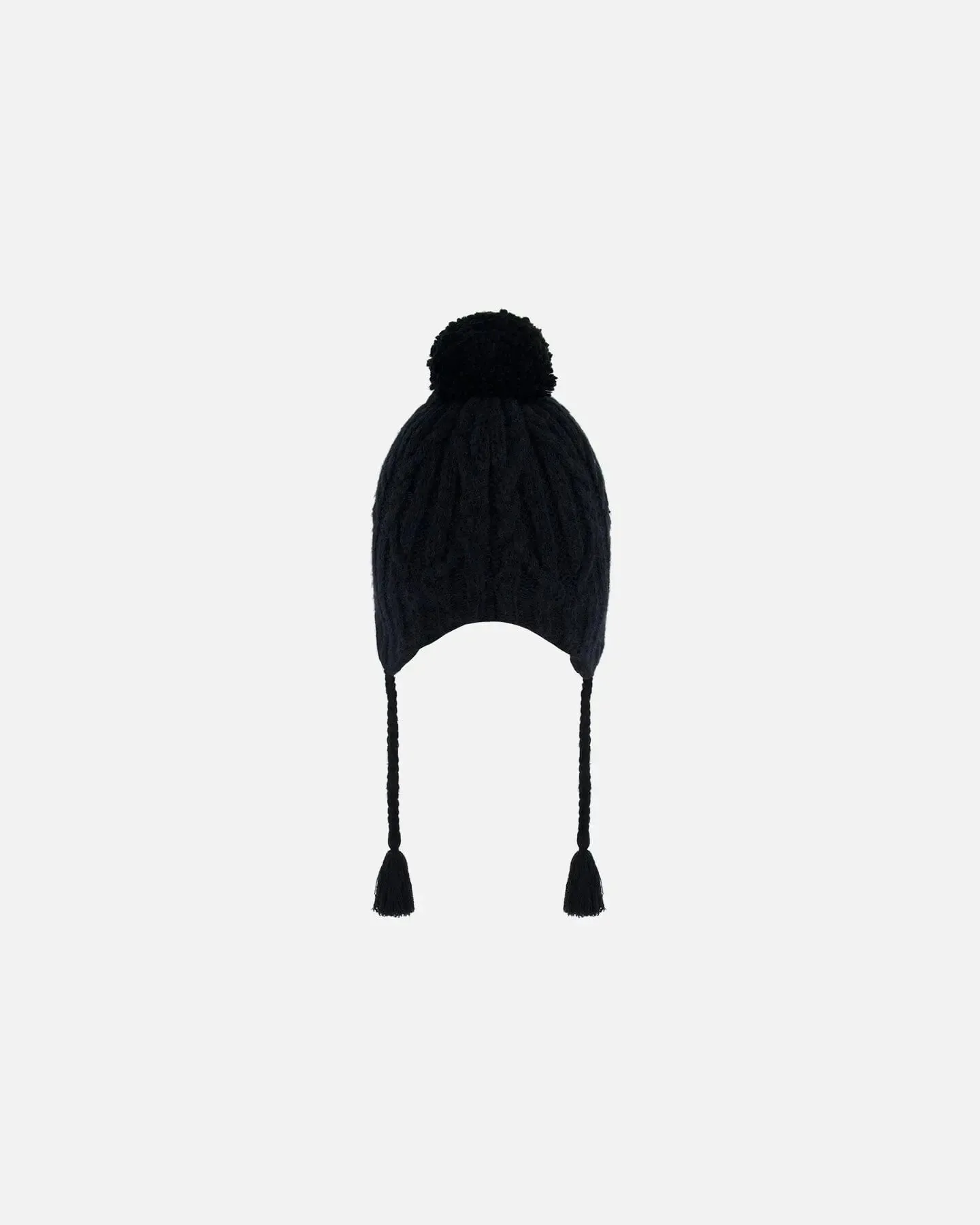 Peruvian Knit Hat Black