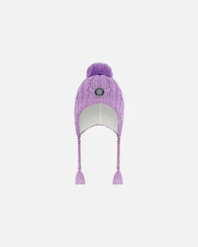 Peruvian Knit Hat Purple