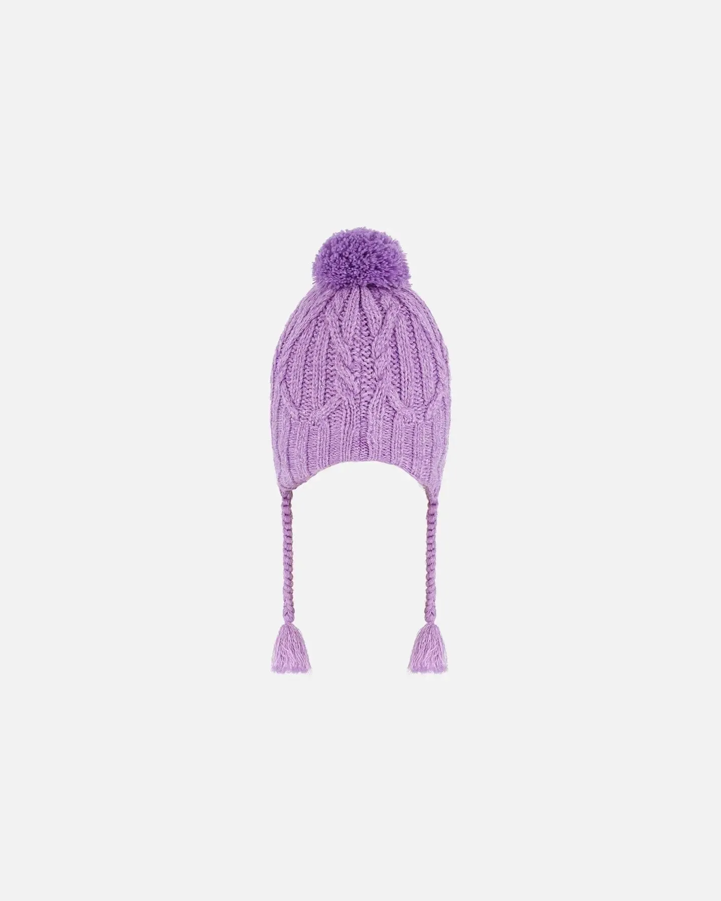 Peruvian Knit Hat Purple