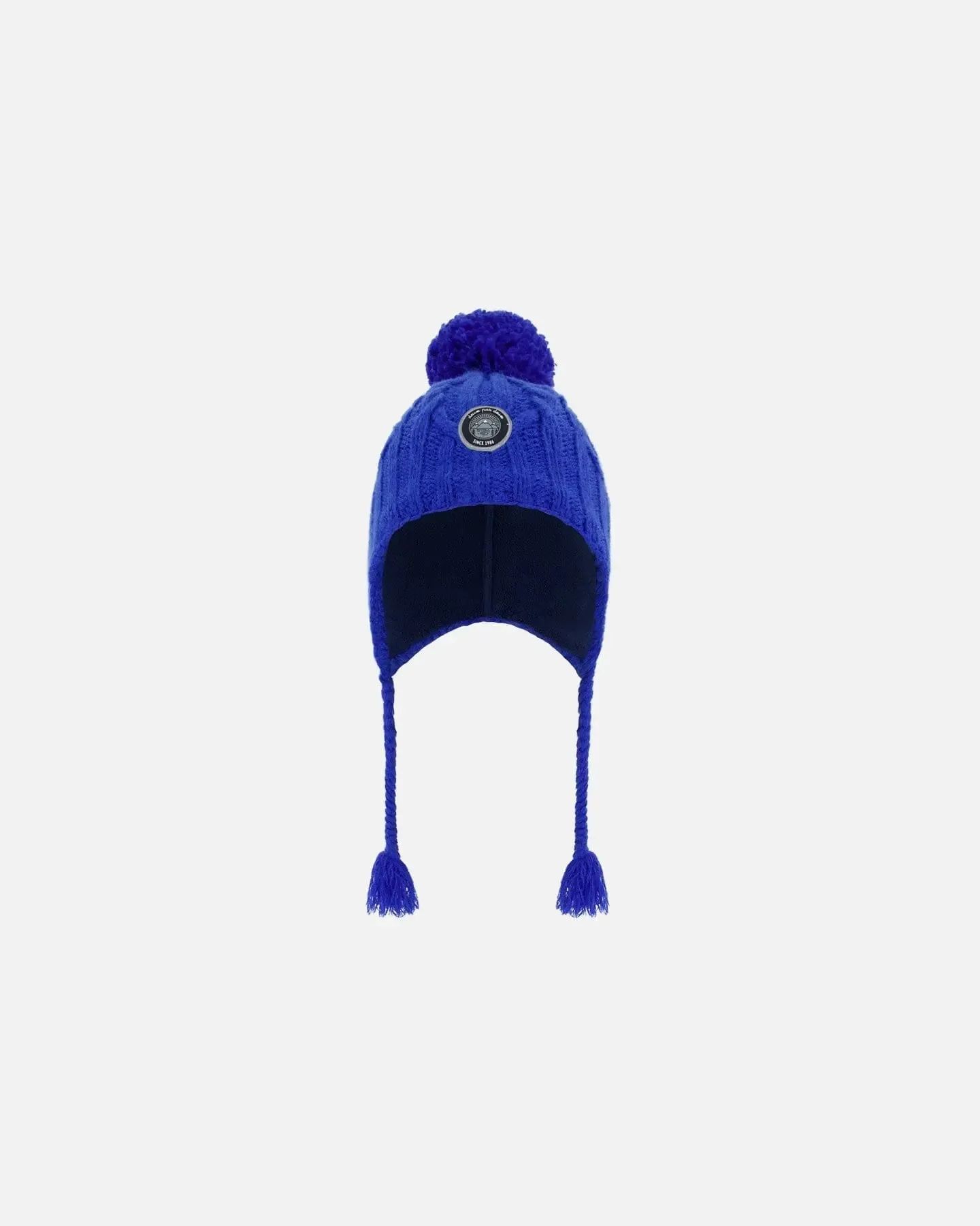 Peruvian Knit Hat Royal Blue