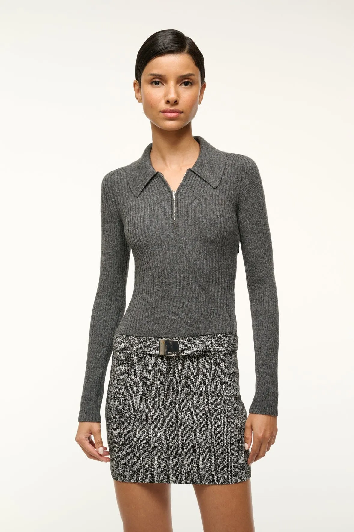 PLATT DRESS | TEXTURED HERRINGBONE