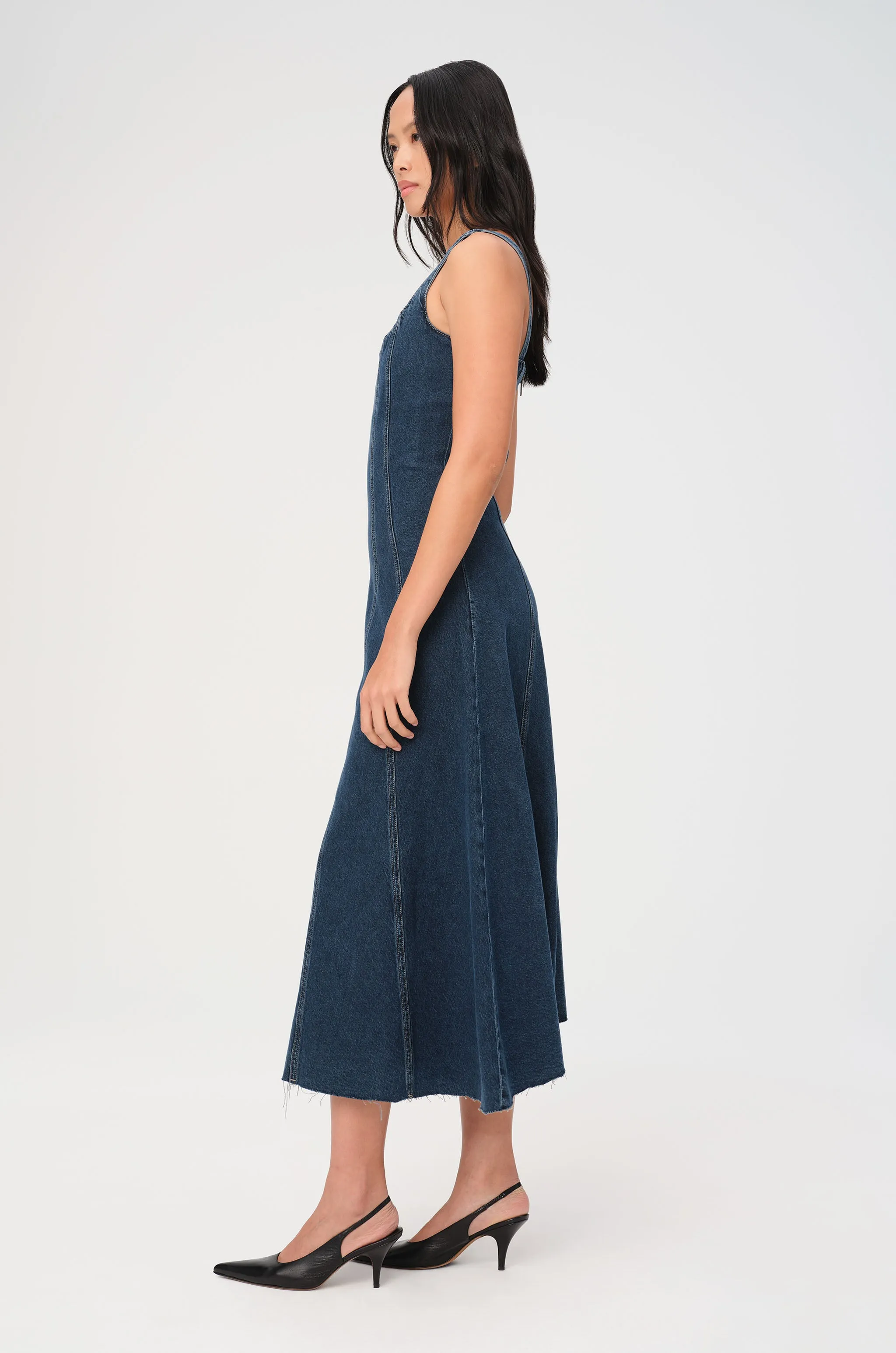  PSA - DENIM MAXI DRESS  | UNDER PRESSURE