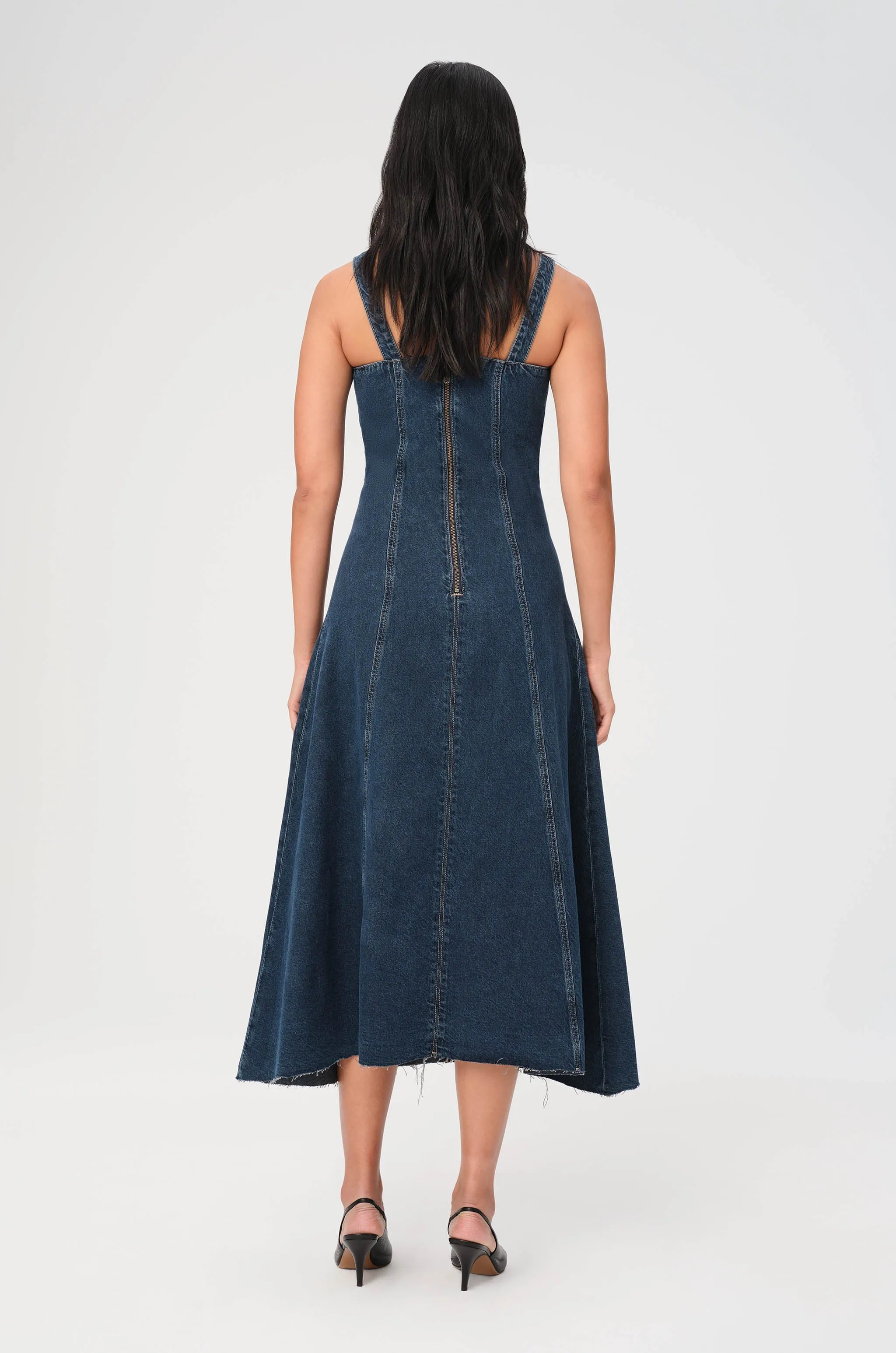  PSA - DENIM MAXI DRESS  | UNDER PRESSURE