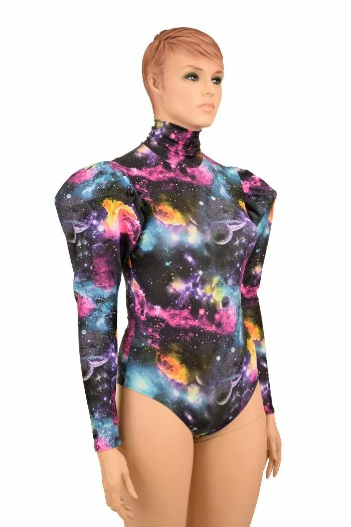 Puffed Sleeve "Victoria" Galaxy Romper