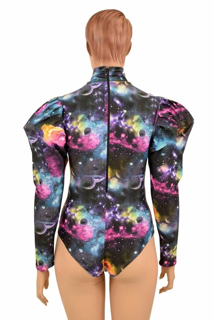 Puffed Sleeve "Victoria" Galaxy Romper