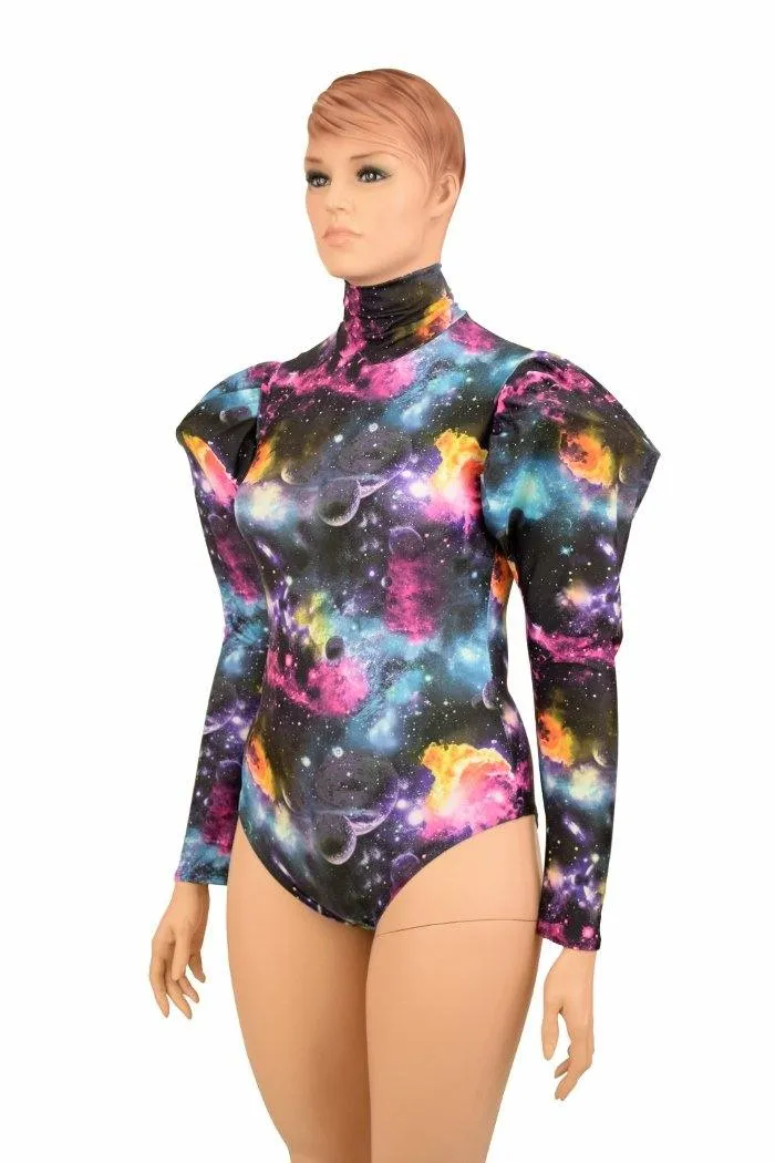 Puffed Sleeve "Victoria" Galaxy Romper