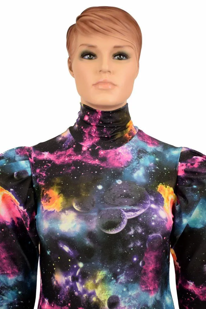 Puffed Sleeve "Victoria" Galaxy Romper