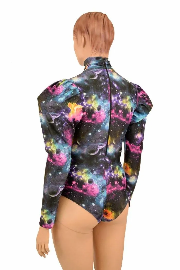 Puffed Sleeve "Victoria" Galaxy Romper