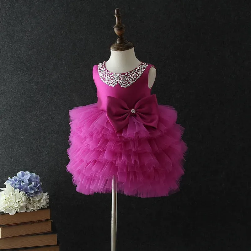 "Cici" Tiered Tulle Special Occasion Dress