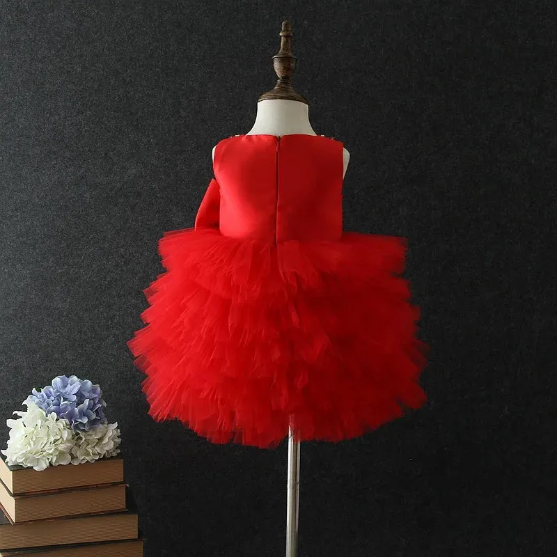 "Cici" Tiered Tulle Special Occasion Dress