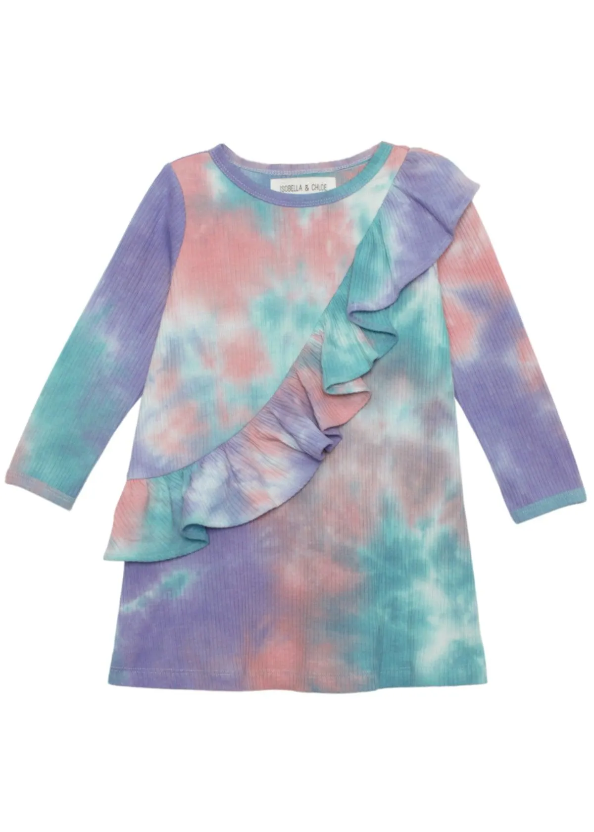 Rainbow Sherbert Tie Dye Knit Dress