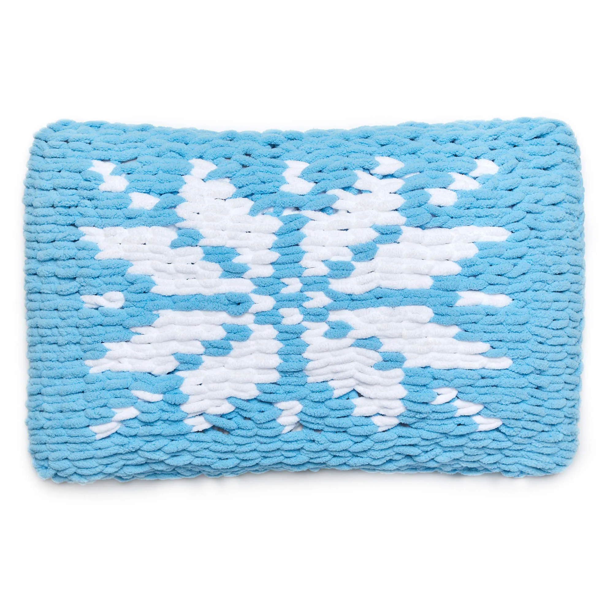 Red Heart Craft Fair Isle Loop-It Pillow