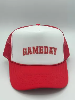 Red   White GAMEDAY Foam Trucker Hat