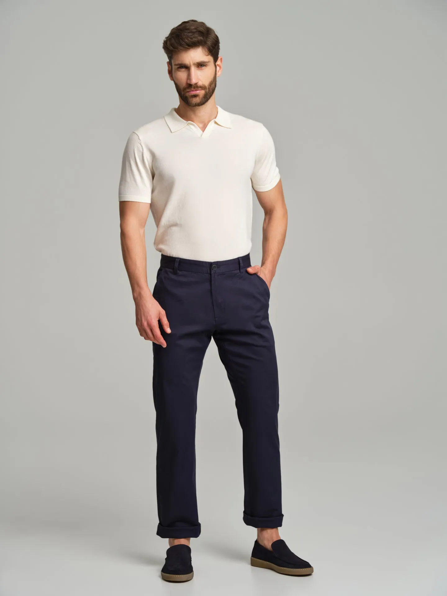 Respekt' Organic Cotton garment dye chino trousers