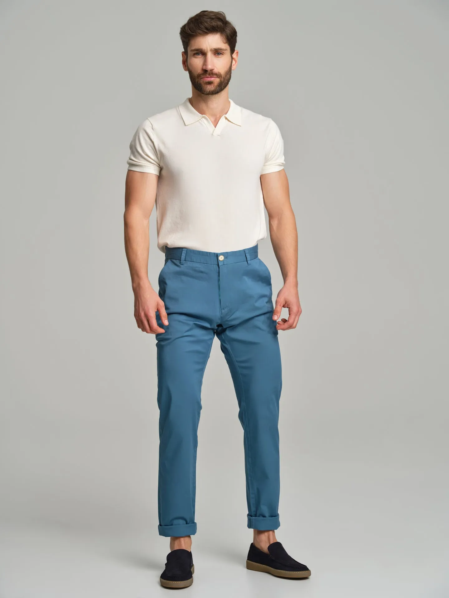 Respekt' Organic Cotton garment dye chino trousers