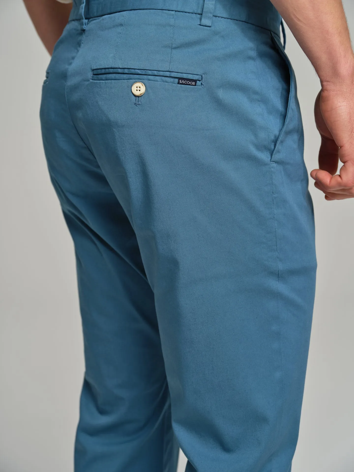 Respekt' Organic Cotton garment dye chino trousers