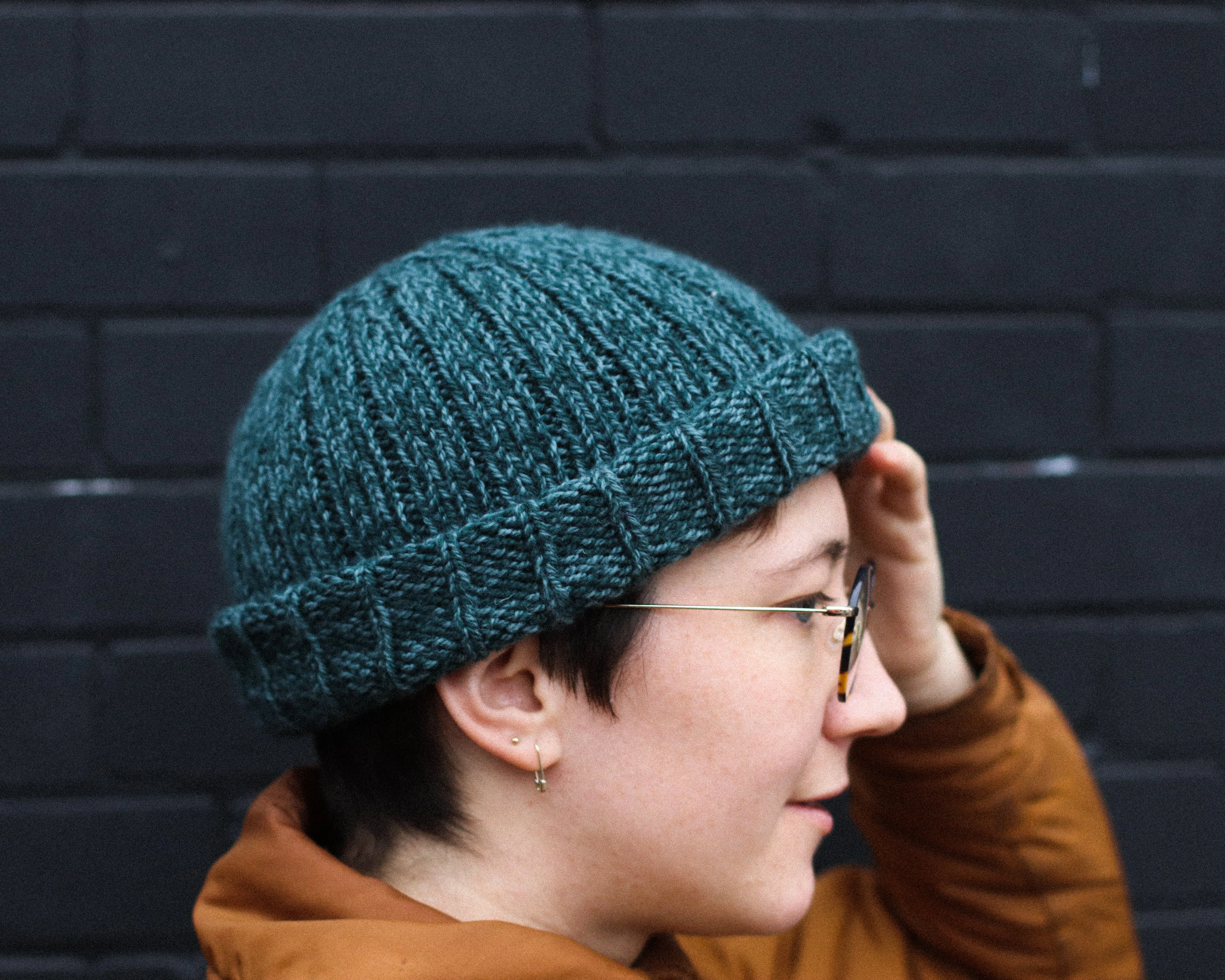 Ribbed & Marled Hat No. 2 Knitting Pattern