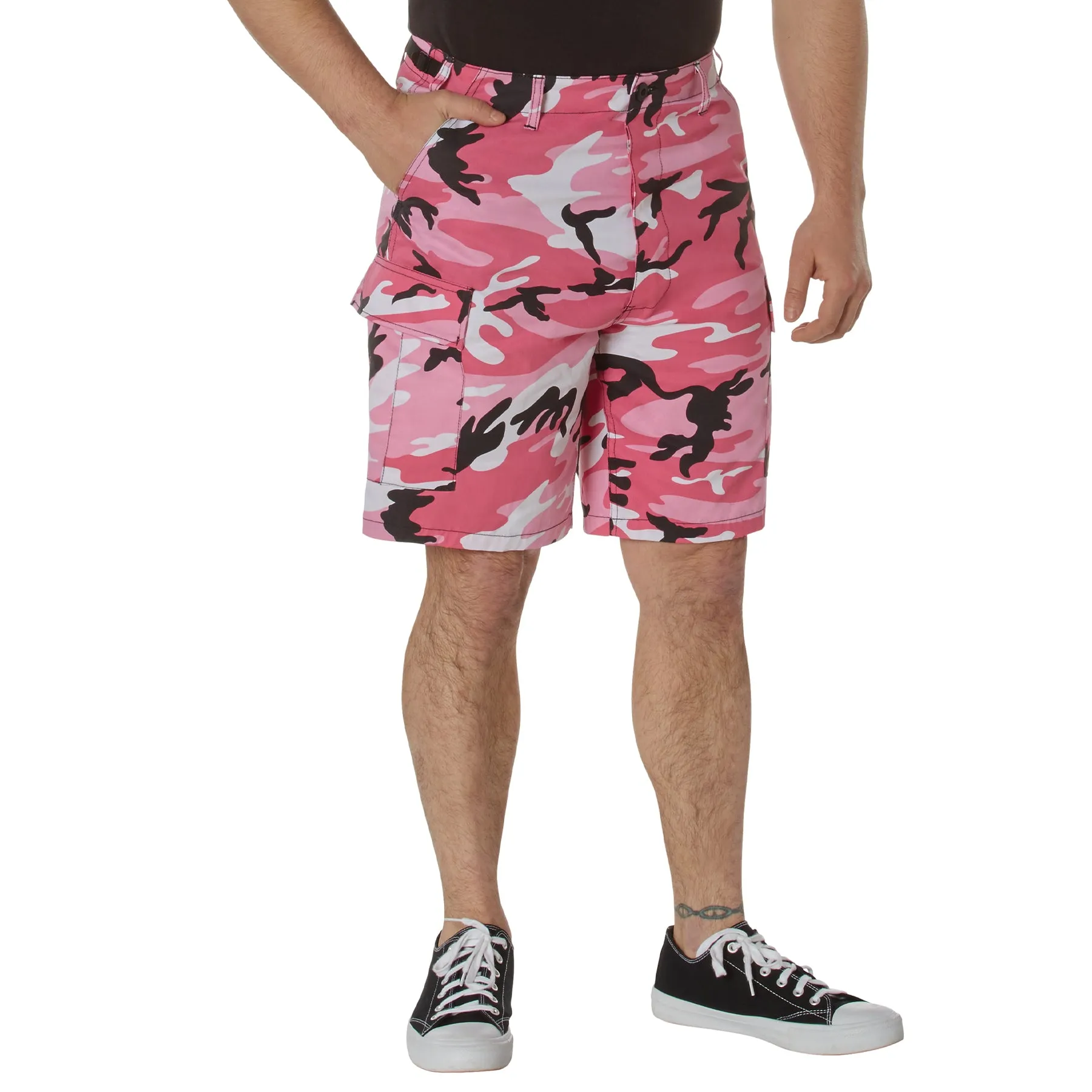 Rothco Colored Camo BDU Shorts / Pink Camo