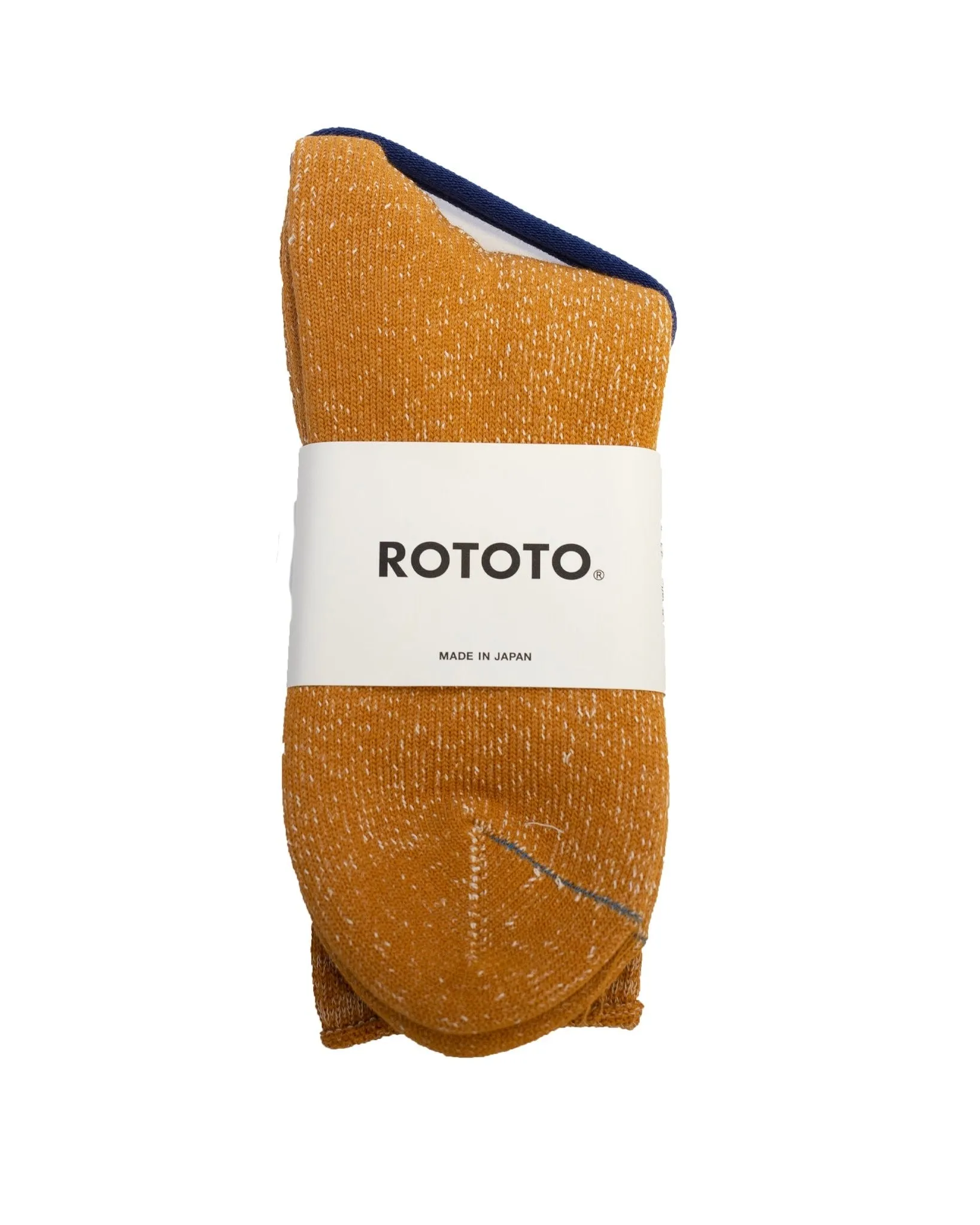 ROTOTO Washi Pile Crew Socks D.Yellow