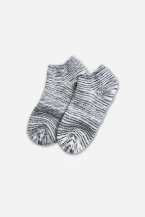 RoToTo Washi Pile Short Socks "Kasuri" / Rocks