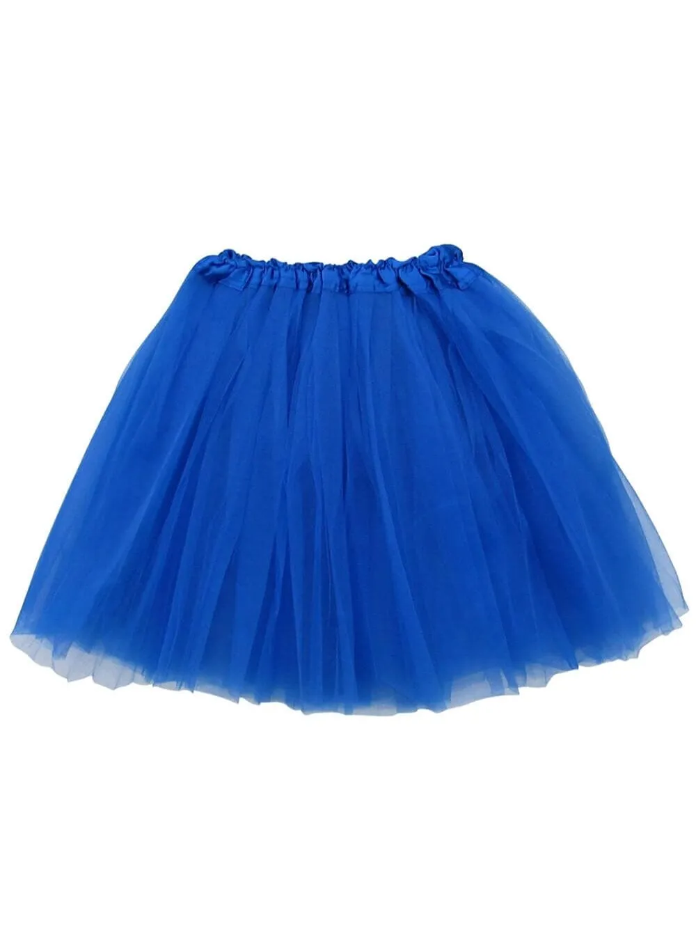 Royal Blue Plus Size Adult Tutu Skirt - Women's Plus Size 3- Layer Basic Ballet Costume Dance Tutus