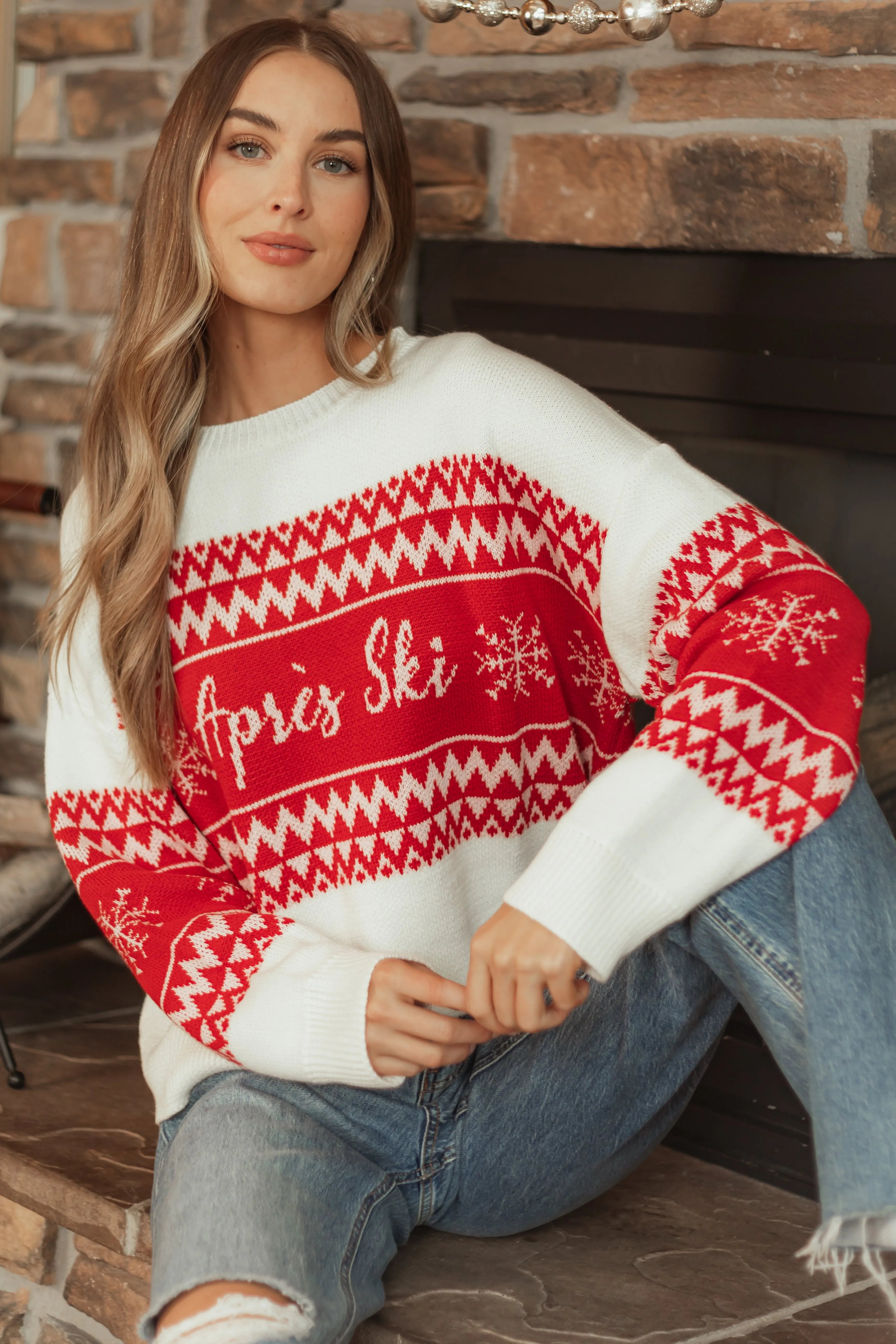 Ruby and Ivory 'Apres Ski' Snowflake Sweater