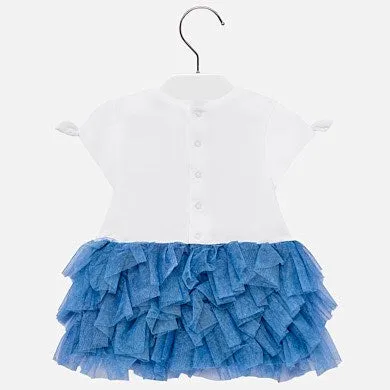 Ruffled tulle skirt dress