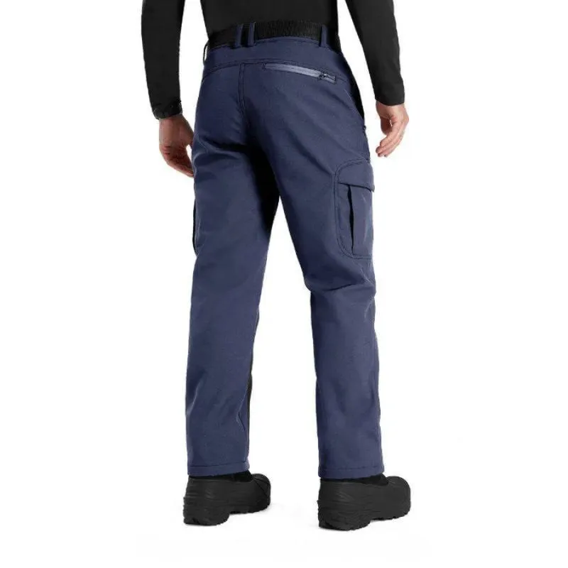 Sharkskin Windproof Softshell Fleece Lined Cargo Pants