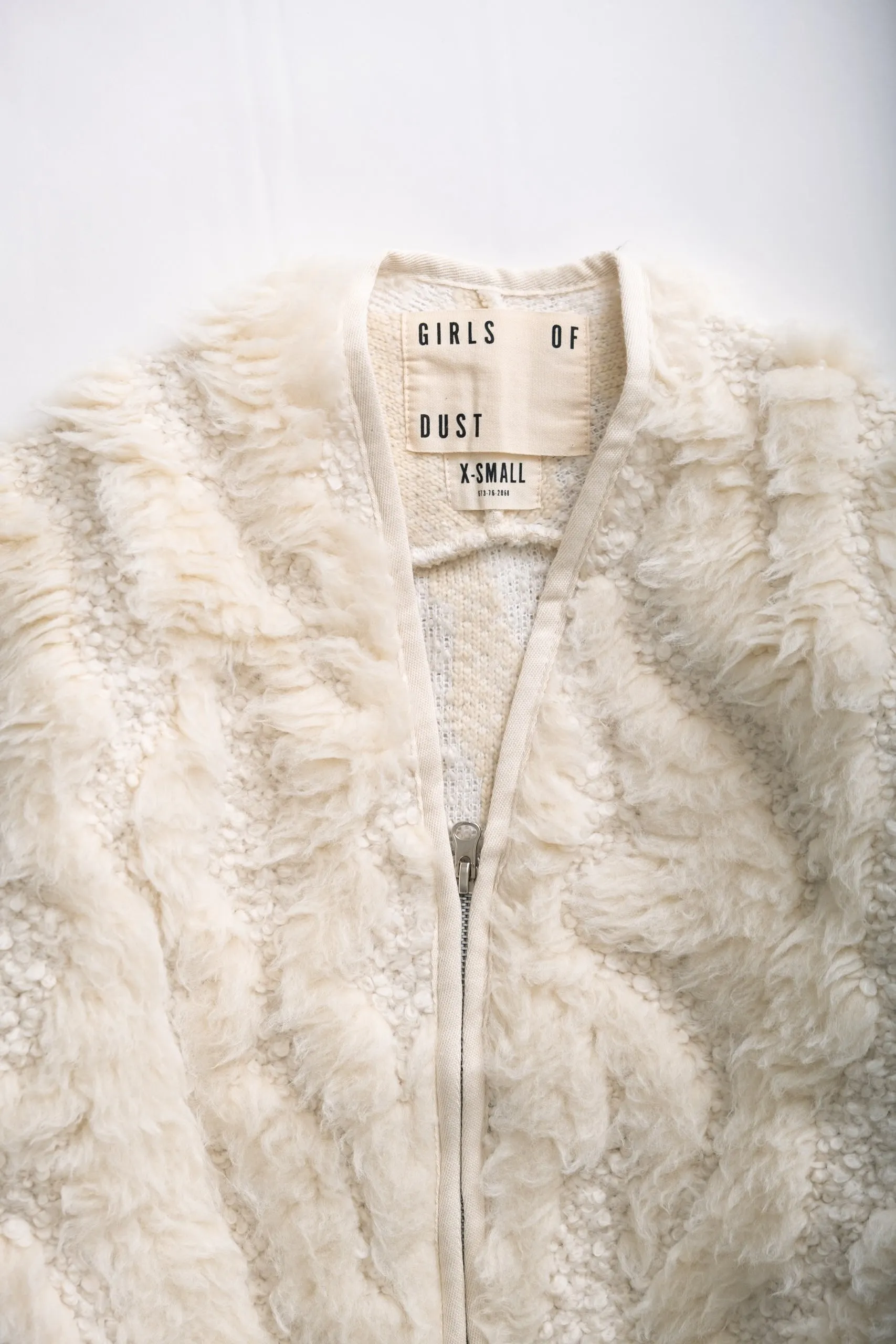 SHETLAND JACKET - OFF WHITE