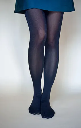 Shimmery Black Tights